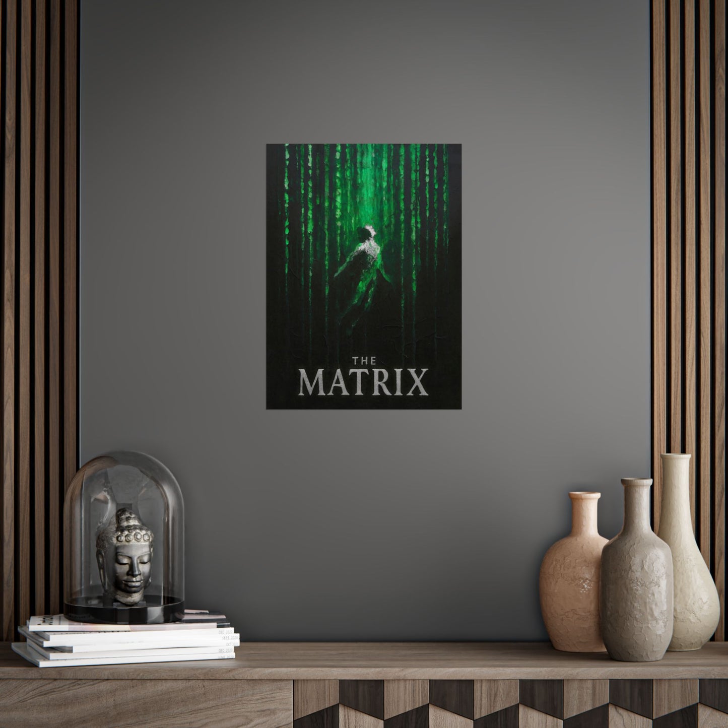 Matrix-Themed Unframed Poster, Sci-Fi Wall Art, Perfect Gift for Movie Lovers, Home Decor, Geek Gift