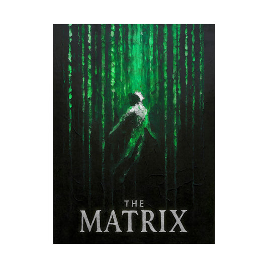 Matrix-Themed Unframed Poster, Sci-Fi Wall Art, Perfect Gift for Movie Lovers, Home Decor, Geek Gift