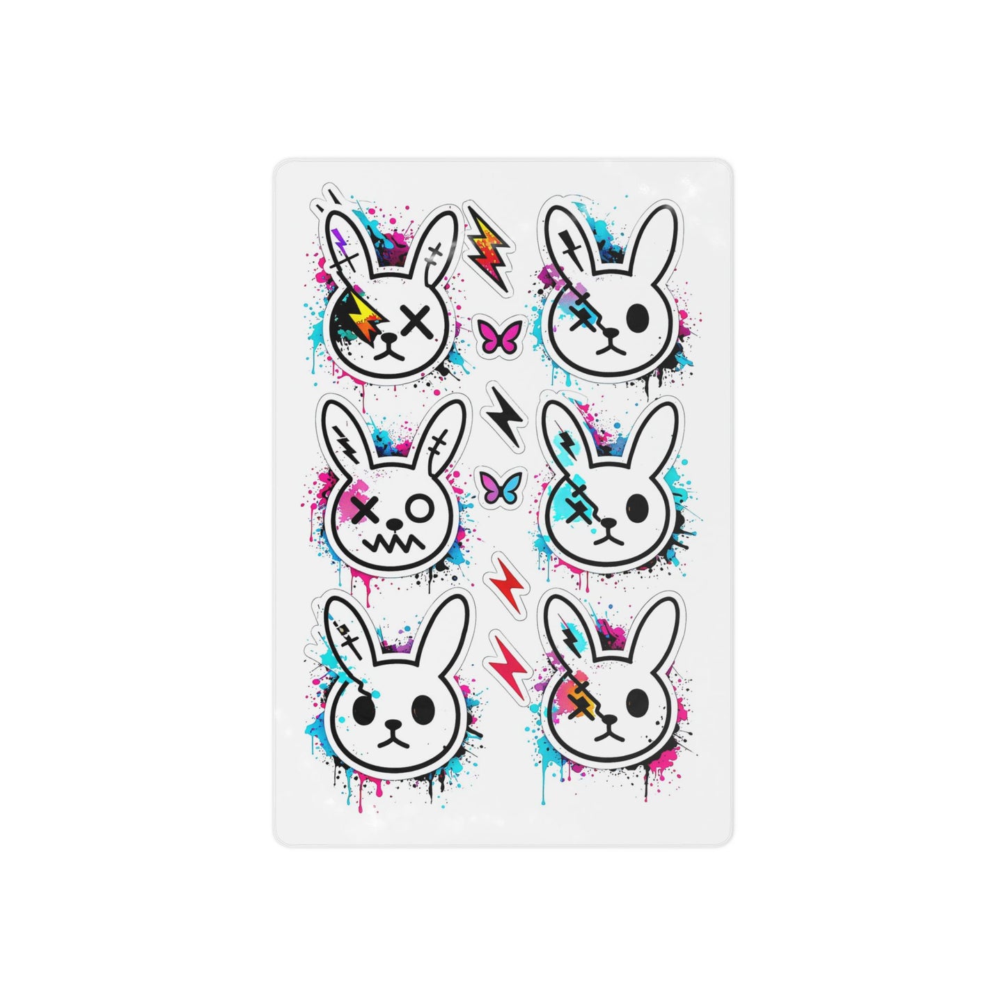Dust Bunny Glitch Set — Temporary Tattoos