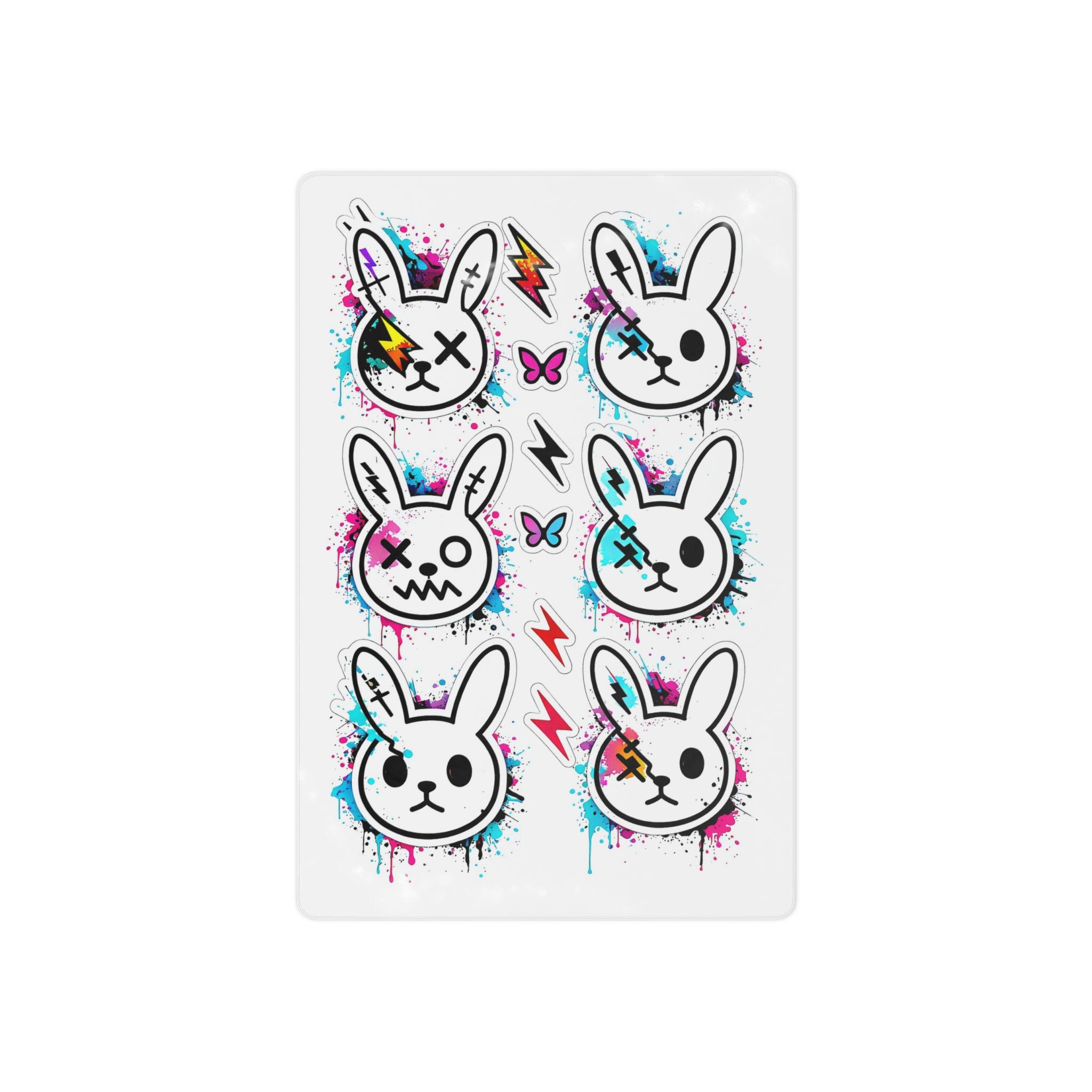 Dust Bunny Glitch Set — Temporary Tattoos