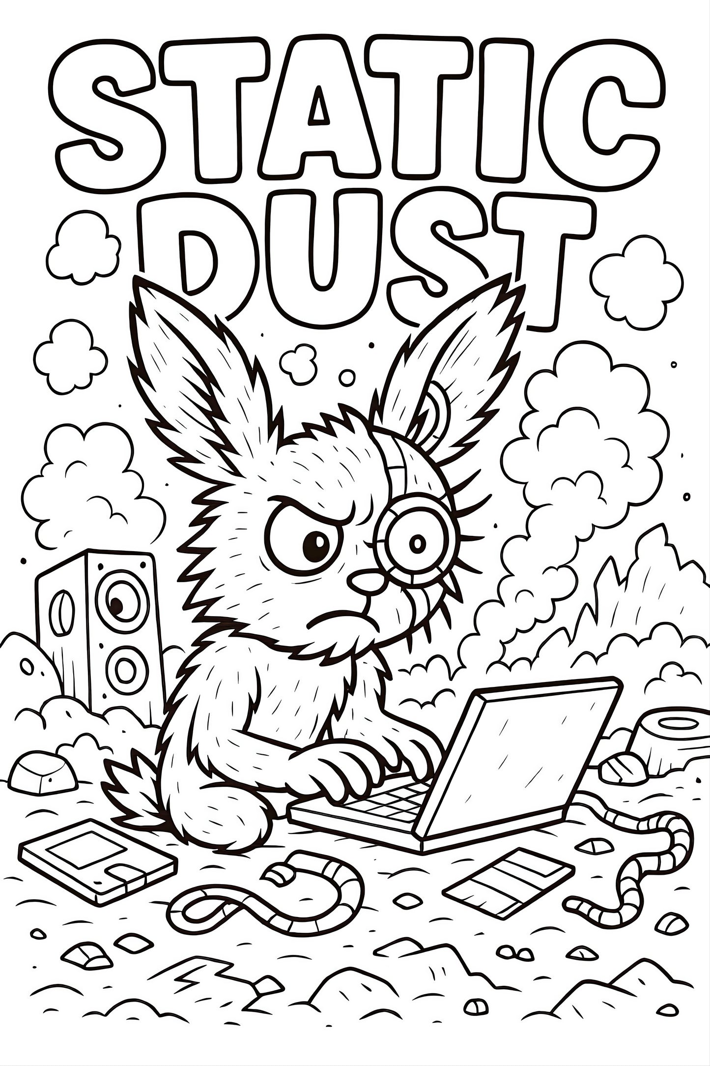 Dust Bunnies Upgrade Mode: Creative Colouring Challenges for Kids